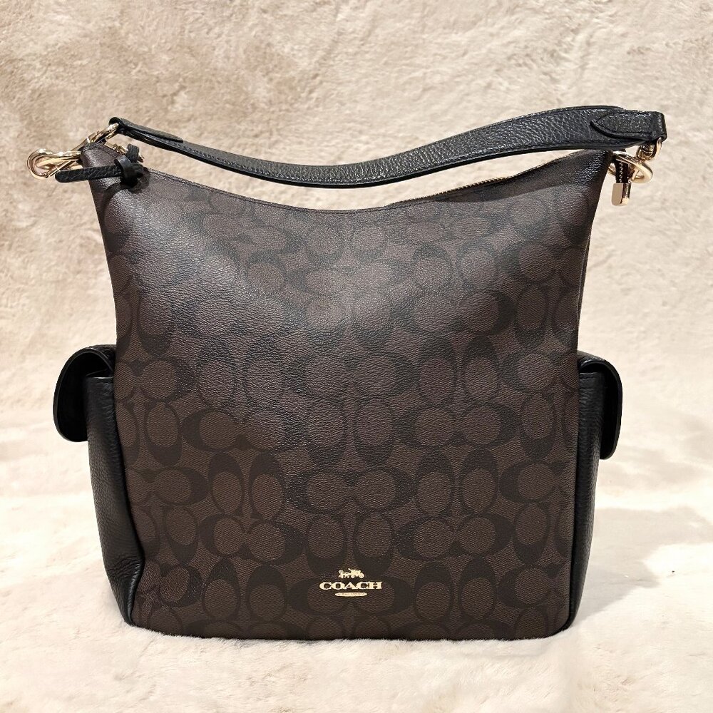 Coach Pennie Shoulder Bag In Signature Canvas